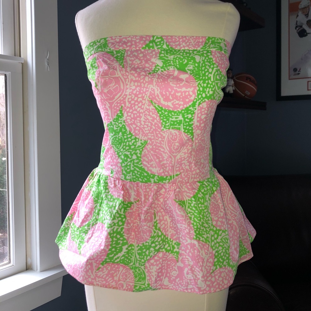 Lilly Pulitzer Peplum Top